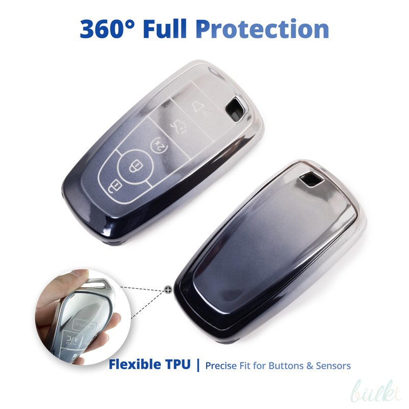 Key Fob Cover for Ford F-150 Explorer Escape Bronco, Lincoln