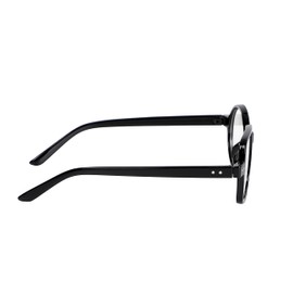 Harugio Date Glasses, Asymmetric, Unique, Asymmetric Frame, Stylish, Black