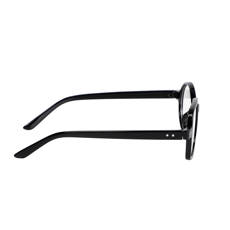 Harugio Date Glasses, Asymmetric, Unique, Asymmetric Frame, Stylish, Black