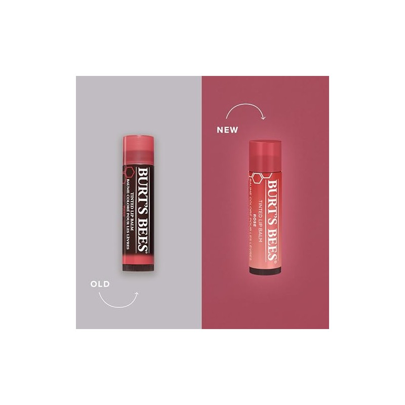 Burt's Bees - Tinted Lip Balm - Rose