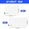 8Pcs Dashcam Windshield Sticker Electrostatic Film Transparent Sticker to Prevent