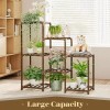 Bamworld Multiple Plants 3 Tiers 7 Potted Ladder Plant Holder