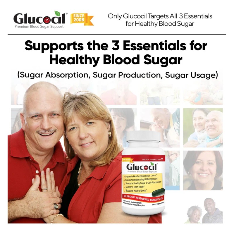 Glucocil Softgels - Apoyo Azúcar En Sangre Saludable