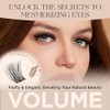 LASHVIEW Cluster Eyelashes, Pack of 144 DIY Extensions, Mega Volume,