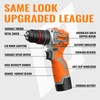50N.m Brushless Cordless Drill, 4-Function Electric Drill with 36 pcs