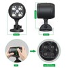 Quiltered Motion Sensor Outdoor Lights, Battery Operated Outdoor Light, 600LM