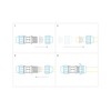BFG MDPE Fitting für Wasserrohre, 2er Pack, Adapter 20mm x