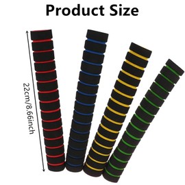 MEZOKUCEL 2 PCS Foam Tubing Grip Foam Handle Cover, Nonslip Pull up Grip Handlebar Grip for Weight Lifting Workout Gym Fitness Accessories (Green)