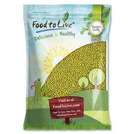 Mung Beans, 10 Pounds – Non-GMO Verified, Whole Dried Beans, Green Gram, Sproutable, Kosher, Vegan, Sirtfood, Bulk. Good Source of Fiber, Protein, Folate. Goes well with Asian, Middle East Dishes.
