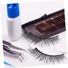 FOMIYES 40pairs Faux Lashes Lightweight Comfortable and Flexible Strip Eyelashes