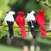 Bird Feather Christmas Bird Simulation Bird Garden Decoration Bird Foam