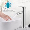 gotonovo Vessel Sink Faucet Modern Bathroom Faucet 1 Hole Deck