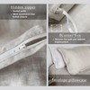 XZ XIFA Linen Duvet Cover Set, 100% Washed French Flax