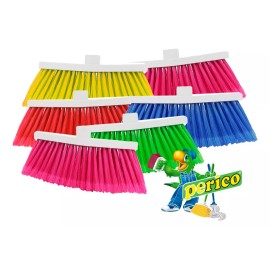 Pericó 6 Escobas De Vinilo Tipo Cepillo Mediano Perico S/bastón