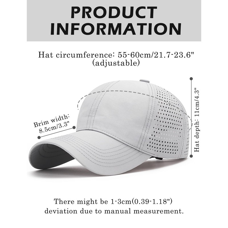 AIEOE Mesh Baseball Cap Men's Quick-Drying Breathable Sports Cap Outdoor