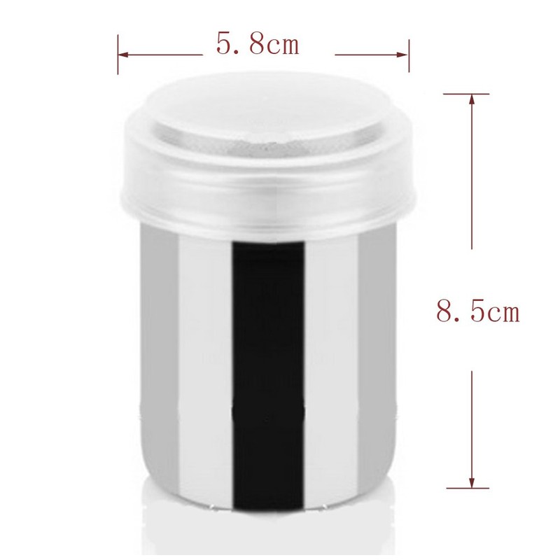 Honbay Stainless Steel Chocolate Shaker Icing Sugar Powder Cocoa Flour
