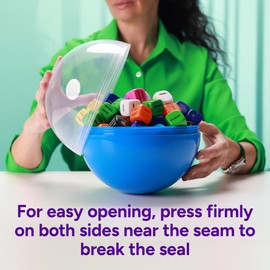 Big Claw Machine Capsules - Translucent Plastic Sphere Large Party Favor Containers Round 7 pcs 7.9 inch - Jumbo Plastic Christmas Ornaments Extra Large Gift Box Craft Party Supplies Vending Capsules