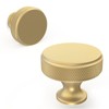 BUKOBYHE JDUS10-BBK-2 2 Pack Kitchen Cabinet Knobs Brushed Gold Cabinet