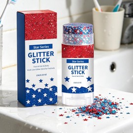 Barra de purpurina para el cuerpo 15 g Barra de lentejuelas de maquillaje Maquillaje De Glitter Corporal Resistente Al Agua 25.º Para Conciertos Carnaval Festivales 4 De