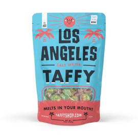 Taffy Shop Los Angeles Salt Water Taffy - Gourmet Soft Chewy Candy, Variety Pack, Bulk Sweet Snack, Fresh Gift & Gluten-Free, 35 Individually Wrapped Pieces (7oz)