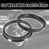 X AUTOHAUX Set of 4 Centring Rings Rim Centring Ring