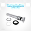PLB21012 EvertechPRO Bathroom Sink Drain Kit - Durable Brass P.O.