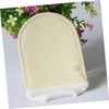 TOVINANNA 6pc Natural Loofah Bath Set Exfoliating Gloves Lotion Applicator