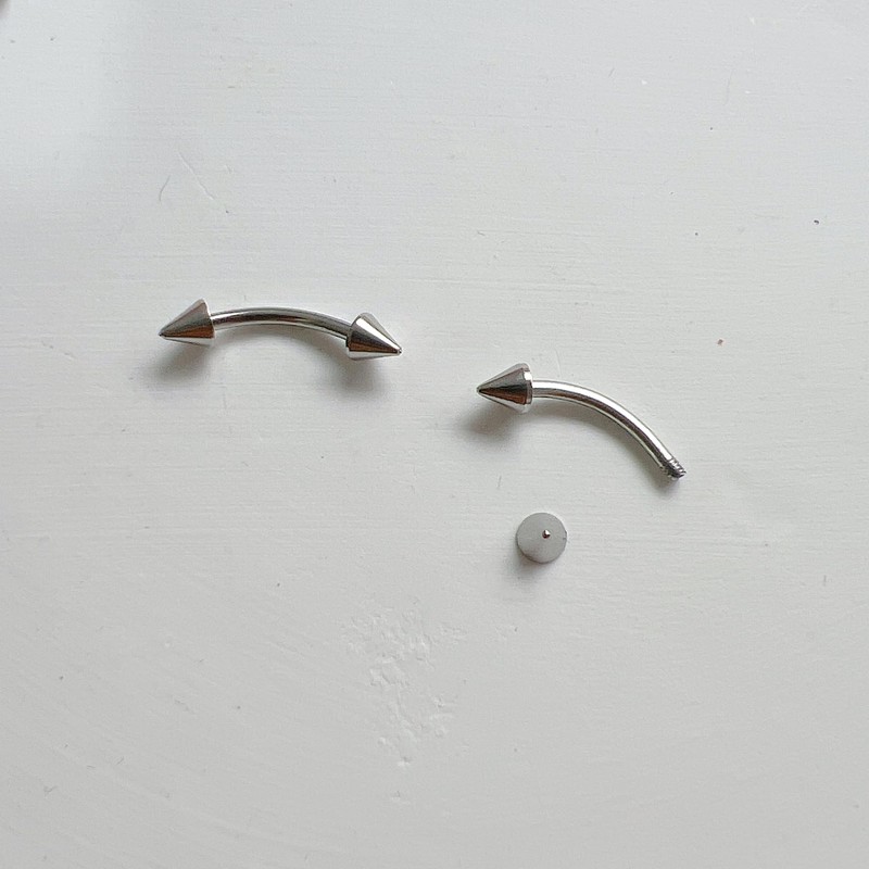 NAIL ANGEL Punk Style Nail Art Decorative Metal Spike Piercing