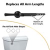 Korky Strongarm Metal Toilet Handle and Lever - Universal to