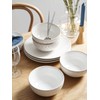 LE TAUCI Dinnerware Sets 12 Piece, Ceramic Plates and Bowls
