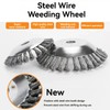 150mm / 6 Inch Steel Wire Trimmer Head Round Steel