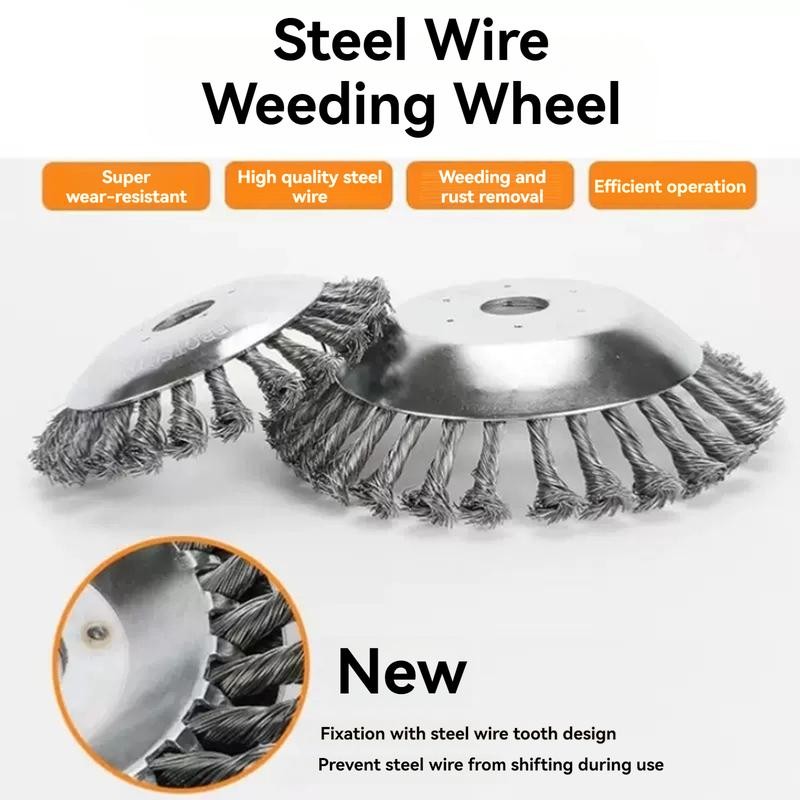 150mm / 6 Inch Steel Wire Trimmer Head Round Steel