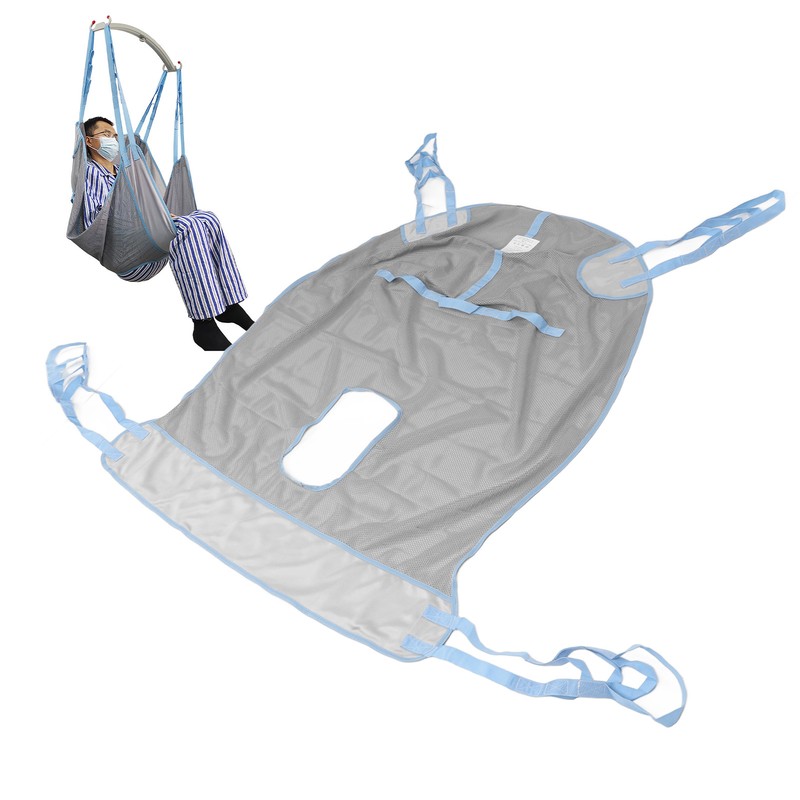 Patient Lift Sling 4 Positions 230KG Capacity Hole Design Mesh