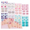 Gel Nails Stickers Pegatinas Para Pie Uñas Múltiples Estilos