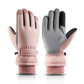 Winter Gloves Thermal Waterproof Gloves Women Windproof Touch Screen Gloves Anti Slip Warm Gloves For Driving Skiing Running Cycling Hiking