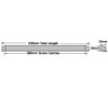 Premium Trickle Slot Vent for uPVC Double Glazing Window -