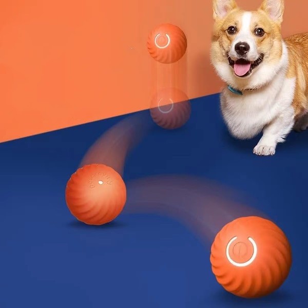 Pinellia Interactive Dog Toy Balls,Automatic Rolling Pet Ball Toys for