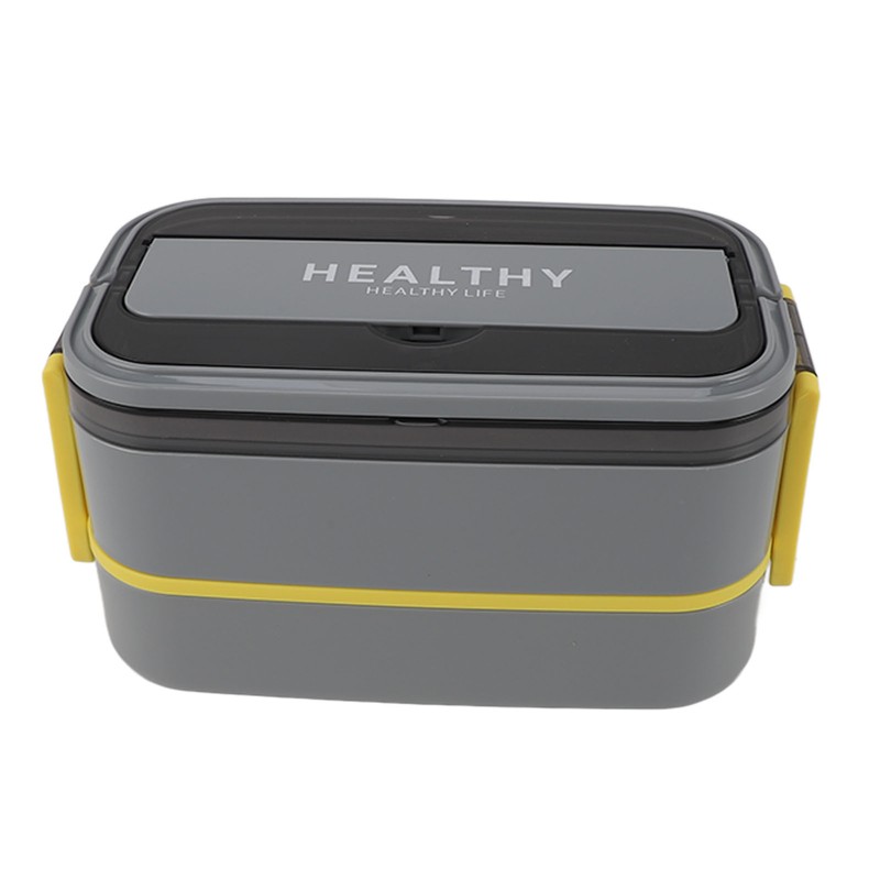 Double Layer Bento Box 316 Stainless Steel Compartment Portable Lunch