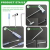 Shyllin 7 STK Set Rasenmäher Metall Getriebe Klinge Mutter,Kit Freischneider