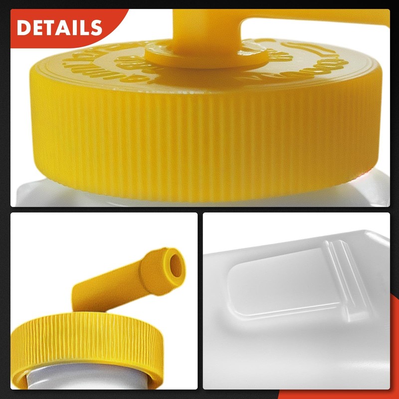 A-Premium Engine Coolant Overflow Recovery Reservoir Tank [with Cap] Compatible
