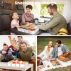 2 Pack Box Charcuterie Container with Dividers 12 Compartments,Snackle Boxes