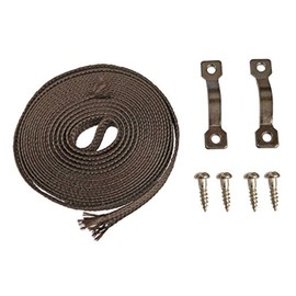 Fukuikinzokukogei Frame Hanging String and Hardware Set Flat String Set 7mm 2m Brown F-0139