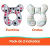 Cojín de Soporte para Bebé 2 Almohadas De Viaje Soporte