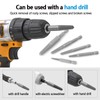 5 Pcs Screw Extractor Set, Hex Shank Damaged Broken Bolt