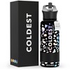 COLDEST Sports Water Bottle -32 oz (Straw Lid), Leak Proof,