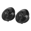 2PCS License Plate Light Lenses Plastic Cover F37Z 13550 AA