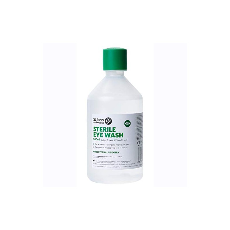 St John Ambulance 500ml Eye Wash Bottle