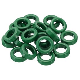 PATIKIL Ferrite Toroid Core, 20 Pcs Toroid Core 0.9" ODx0.6" IDx0.26" H Ferrite Rings Transformer Ferrite Toroid Cores for EMI/RFI Filters, Green