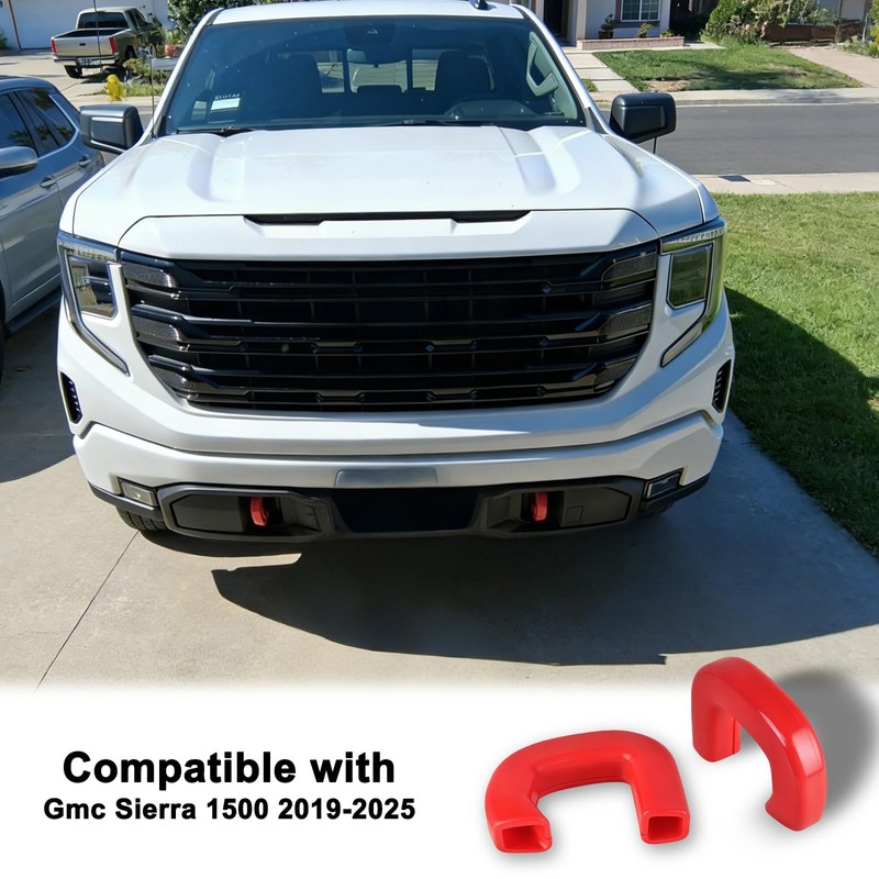 Tow Hook Covers Fit for GMC Sierra 1500 2019-2026