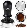 ShanSon 53mm Espresso Tamper,Coffee Accessories,Triple Spring 25lb Constant Pressure, Audible